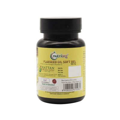 Nutriorg: Flaxseed Oil Soft Gel - 60 capsule