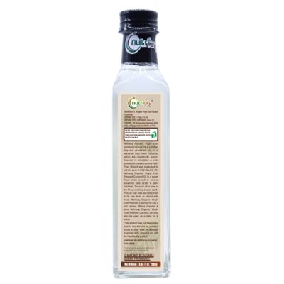 Nutriorg: Certified Organic Virgin Coconut Oil - 250 ml