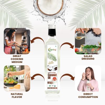 Nutriorg: Certified Organic Extra Virgin Coconut Oil - 500 ml