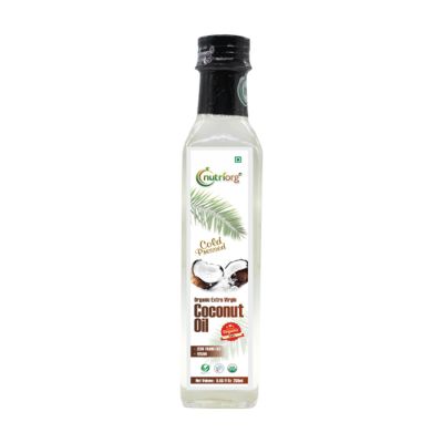 Nutriorg: Certified Organic Extra Virgin Coconut Oil - 250 ml