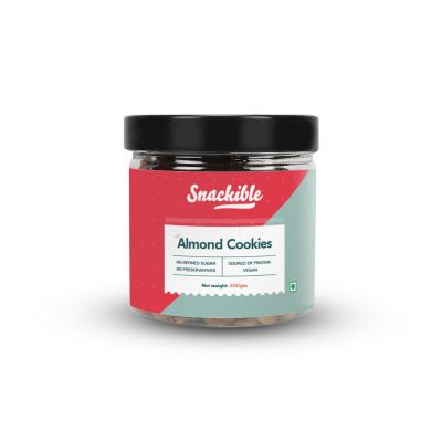 Snackible: Almond Cookies (Pack of 4) - 4x70gm