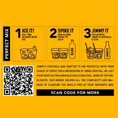 Jimmy's Cocktails: Mango Chilli Mojito Mix - Pack Of 24