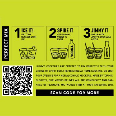 Jimmy's Cocktails: Margarita Mix - Pack Of 24