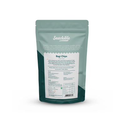 Snackible: Peri Peri Ragi Chips (Pack of 3) - 3x70gm