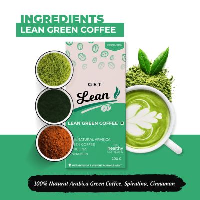 The Healthy Company: Lean Green Coffee - Cinnamon - 200gm