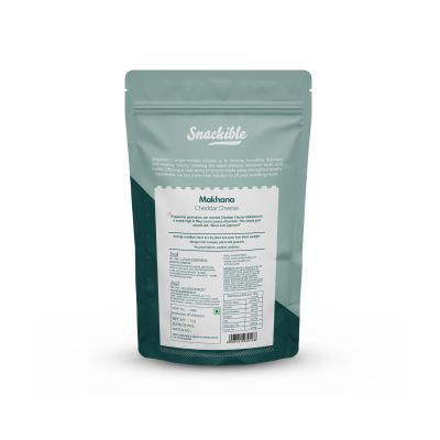 Snackible: Cheddar Cheese Makhana - Pack of 2 - 140gm