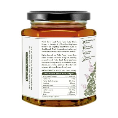 jivika naturals: Tulsi Flora Honey - 325gm