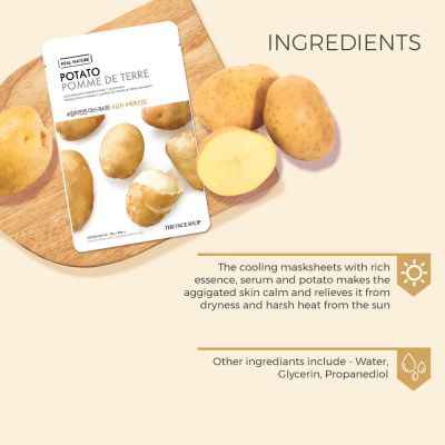 The Face Shop: Real Nature Potato Face Mask - 20 gm