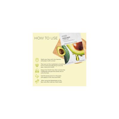 The Face Shop: Real Nature Avocado Face Mask - 20 gm