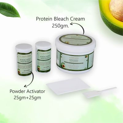 Glamveda: Avocado Fruit Face & Body Bleach - 250g