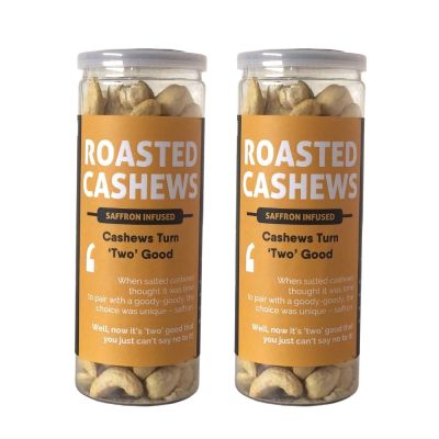 Omay Foods: Classic Salted Roasted Cashews - Pack of 2 (150gm each)