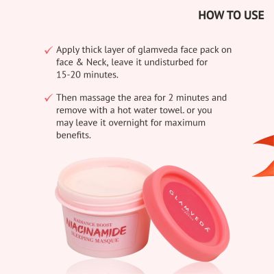 Glamveda: Niacinamide Anti Pigmentation Sleeping Mask - 40g