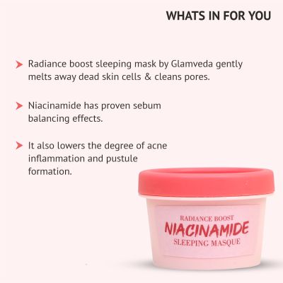 Glamveda: Niacinamide Anti Pigmentation Sleeping Mask - 40g