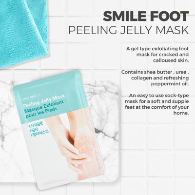 The Face Shop: Smile Foot Peeling Jelly Mask (Unisex) - 40ml