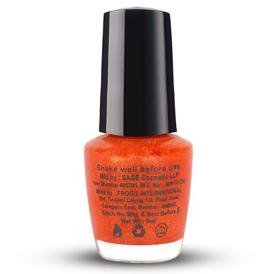 Moraze London: Red Glitter Mini Nail Paint - 5ml