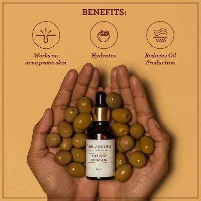 Dr. Sheth's: Pure Olive Squalane  - (25 ml)