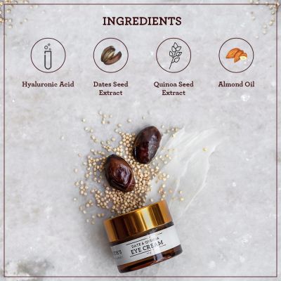 Dr. Sheth's: Date & Quinoa Under Eye Cream  - (14 gm)