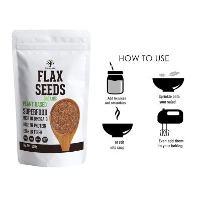 Vanalaya: Organic Flax Seeds - 500g