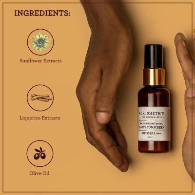 Dr. Sheth's: Basic Brightening Daily Sunscreen - (50 ml)