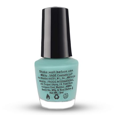Moraze London: Cyan Mini Nail Paint - 5ml