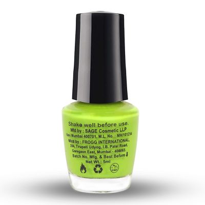 Moraze London: Green Mini Nail Paint - 5ml