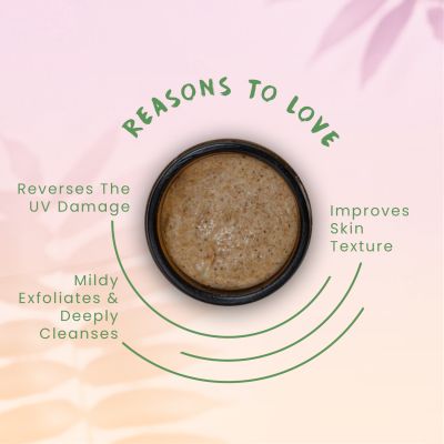 Foy Naturals: Walnut & Pumpkin Seed Face Wash - 75gm