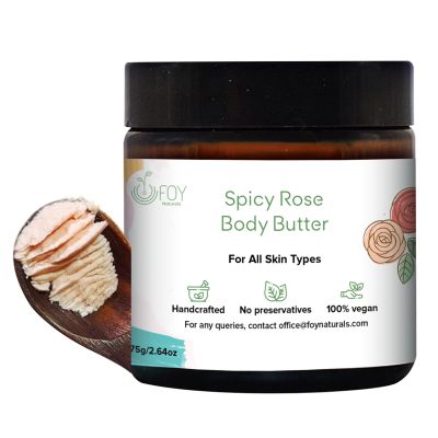 Foy Naturals: Spicy Rose Body Butter - 75gm