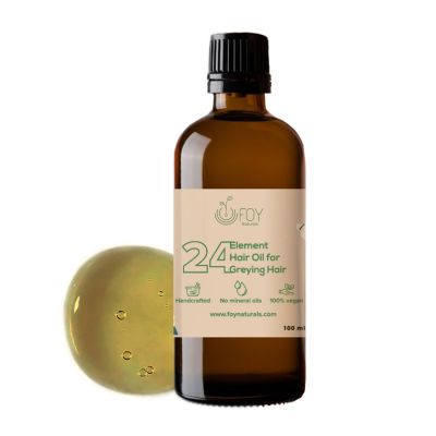 Foy Naturals: 24 Element Oil for Greying Hair - 100ml