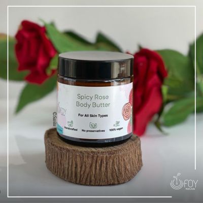 Foy Naturals: Spicy Rose Body Butter - 75gm