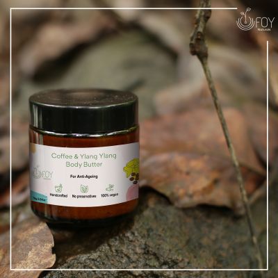 Foy Naturals: Coffee & Ylang Ylang Body Butter - 75gm