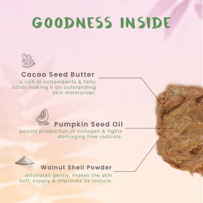 Foy Naturals: Walnut & Pumpkin Seed Face Wash - 75gm