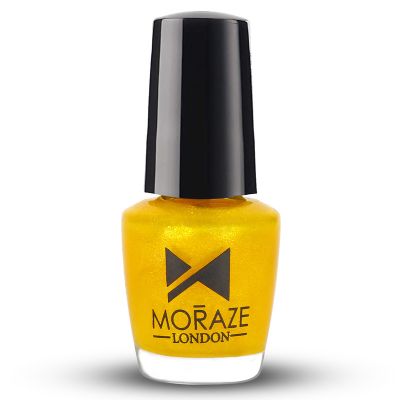 Moraze London: Golden Glitter Mini Nail Paint - 5ml