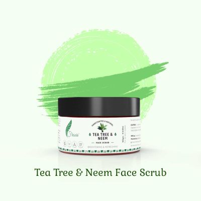 Frescia: Tea Tree Neem Anti Acne Face Scrub, 100 ml