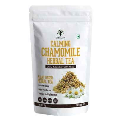 Vanalaya: Calming Chamomile Herbal Tea  - 50 gm