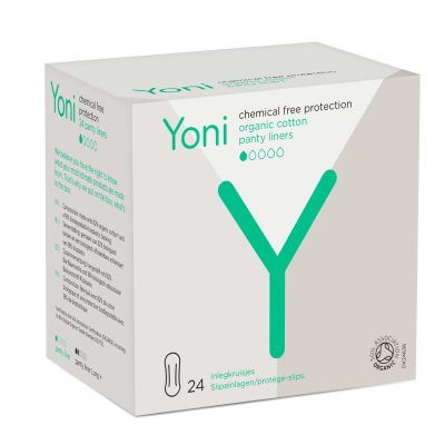 Yoni: Organic Cotton Panty Liners-Regular (24 pcs)