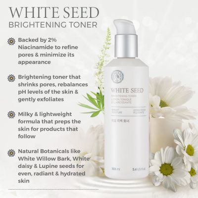 The Face Shop: White Seed Brightening Toner - 160 ml