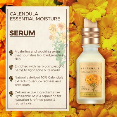 The Face Shop: Calendula Essential Moisture Serum - 40 ml (Unisex)