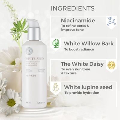 The Face Shop: White Seed Brightening Toner - 160 ml