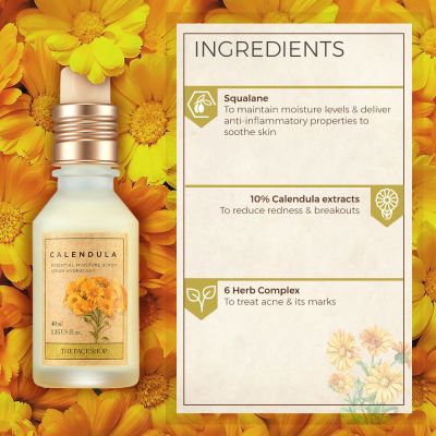 The Face Shop: Calendula Essential Moisture Serum - 40 ml (Unisex)