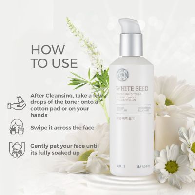 The Face Shop: White Seed Brightening Toner - 160 ml