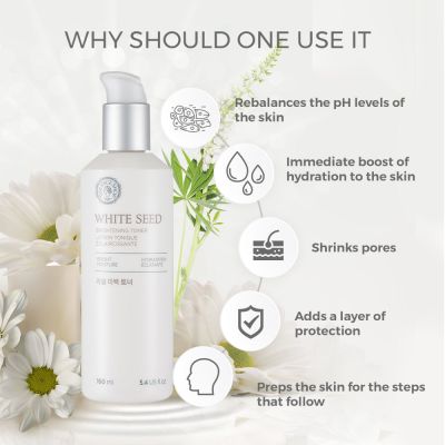 The Face Shop: White Seed Brightening Toner - 160 ml