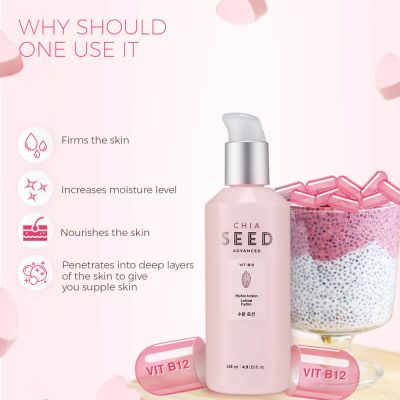 The Face Shop: Chia Seed Hydro Lotion - 145 ml (Unisex)