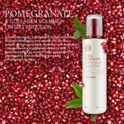 The Face Shop: Pomegranate and Collagen Volume Lifting Emulsion 140ml