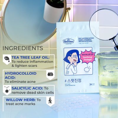 The Face Shop: Dr. Belmeur Clarifying Spot Soothing Patches - 80 Patches