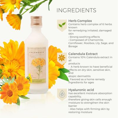 The Face Shop: Calendula Essential Moisture Emulsion - 150 ml (Unisex)