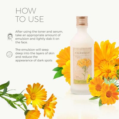 The Face Shop: Calendula Essential Moisture Emulsion - 150 ml (Unisex)