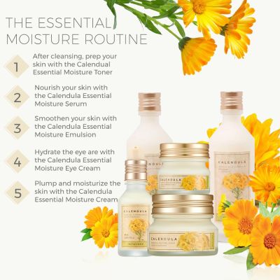 The Face Shop: Calendula Essential Moisture Emulsion - 150 ml (Unisex)