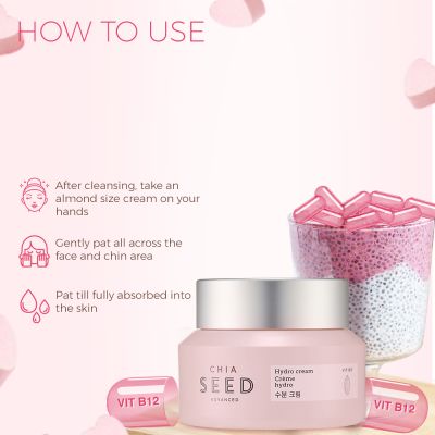 The Face Shop: Chia Seed Hydro Cream - 50 ml