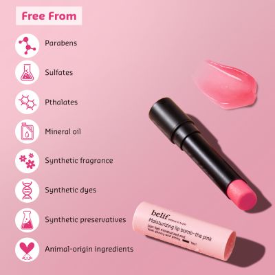Belif: Moisturizing Lip Bomb The Pink - 3Gm