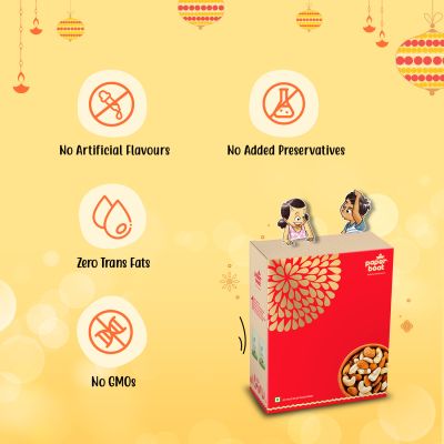 Paper Boat: Assorted Dry Fruits Gift Pack - 400g
